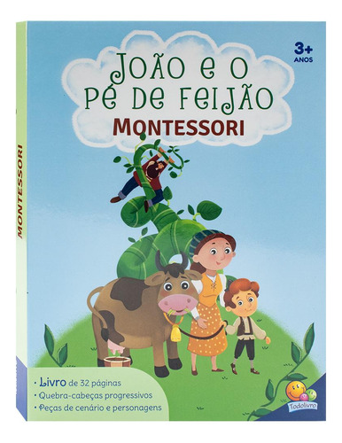 Montessori Clássicos - João E O Pé De Feijão, De Editora Todolivro. Editorial Todolivro, Capa Mole Em Português