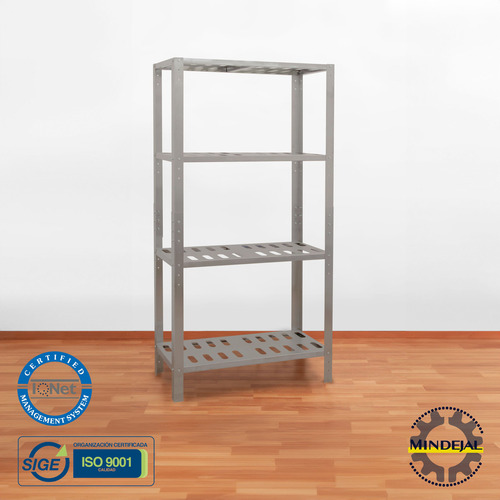 Anaquel Marimba 100% Acero Inoxidable Mindejal 90x45x180 Cm