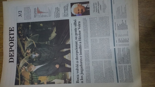 Diario Perfil 1998 Boca Hector Veira La Gente Silbo (Usado)