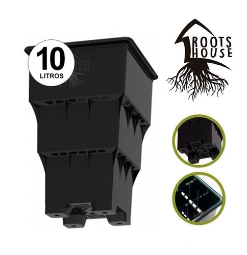 Maceta Roots House Inteligente Auto Poda 10 Litros Cogoshop