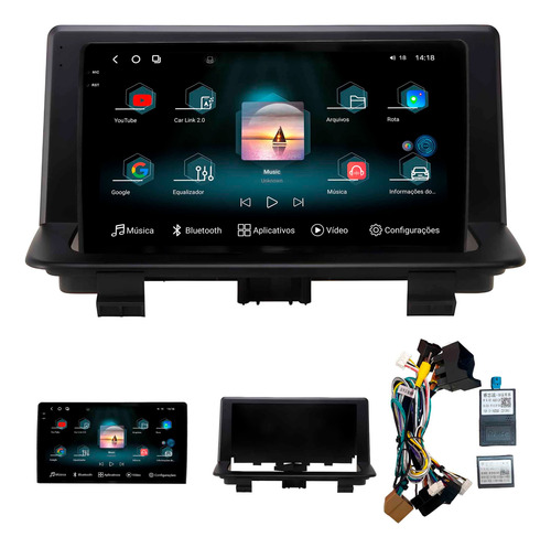 Multimidia Aikon Fóton G3 Audi Q3 Até 2019 12+256gb Octa 9p