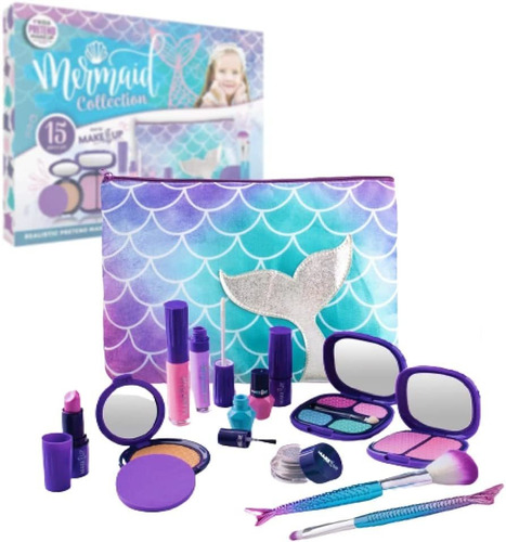 Kit De Maquillaje Para Niñas Realista 