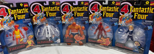 Marvel Legends Retro Fantastic Four Mole Firelord Human Invi