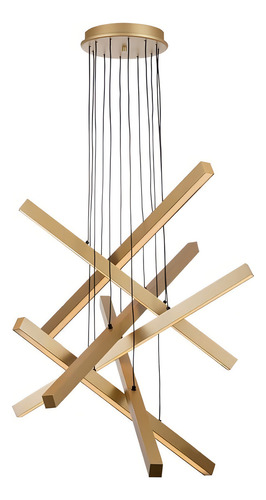 Lustre Pendente Newline Fit Led 715 Dourado