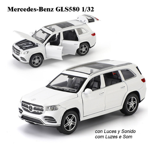 Mercedes Benz Gls580 Suv Premium Miniatura Metal Coche 1/32
