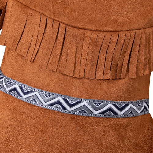 Bakjuno Disfraz De Indio Nativo Vestido Nativo Para Niñas Tr