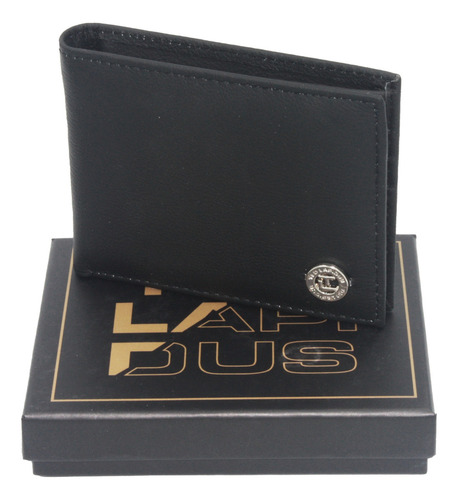Cartera Lujo Billetera Piel Genuino Ted Lapidus Color Negro06
