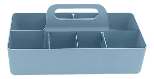 Caja Portátil Cesta Dividida Bin Suministros De Azul