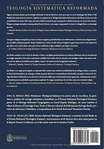 Teologia Sistematica Reformanda: Doctrina De La..., De Beeke, Joel. Editorial Publicaciones Kerigma En Español