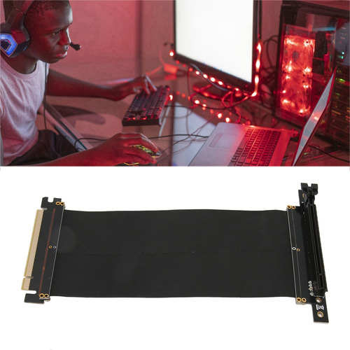 Graphic Card Extender Pcie 3.0 X16 128gbp/s Right Angle Emi