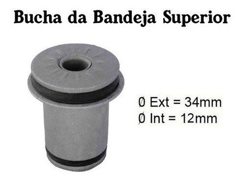 Kit 4 Pivô S10 Blazer 2004 2005 2006 8 Bucha Bandeja Balança