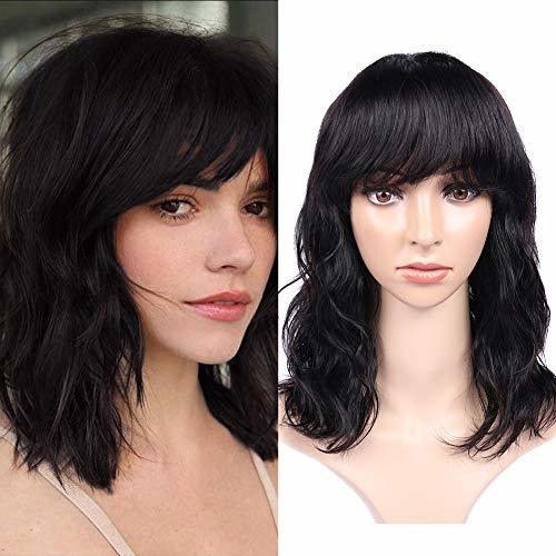 Peluca De Pelo Humano 100% Virgen Natural Ondulado Brasileñ