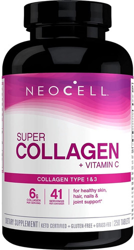 Colageno Tipo 1& 3 + Vitamin C Neocell Super Collagen 250