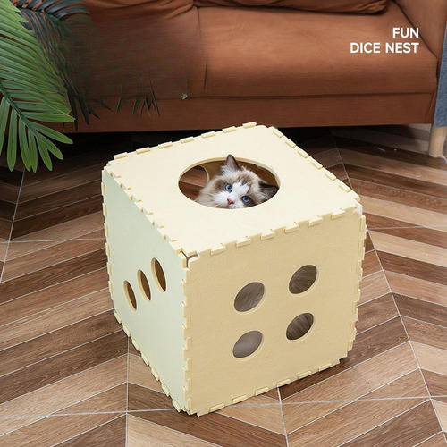 Gato Hideaway Dobrável Gatinho Caverna Resistência 30x30cm