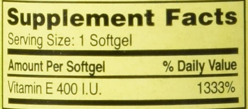 Imagen 4 de 5 de Spring Valley | Vitamina E | 400 Ui | 180 Mg | 100 Softgels