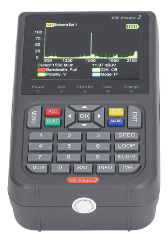 Satélite Digital Signal Finder 9502150 Mhz Con Pantalla De