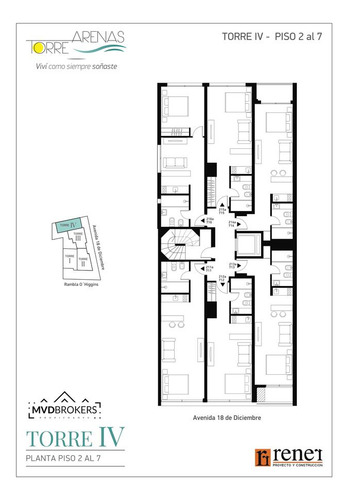 Torre Arenas (314-t4) - Venta Monoambiente En Malvín - Con Renta!