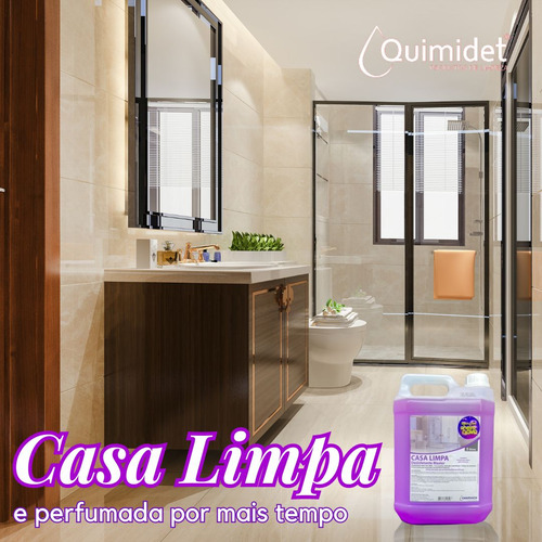 Desinfetante Casa Limpa 5l De Excelente Ação Bactericida