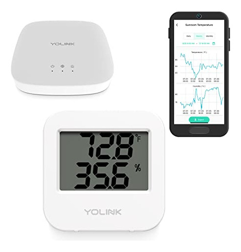 Sensor Inalámbrico Inteligente De Temperatura Y Humeda...