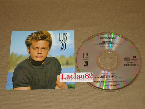 Luis Miguel 20 Años 1990 Warner Music Cd