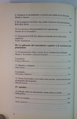 Aprender A Pensar, Pensar En Aprender, Stuart Maclure (Usado)