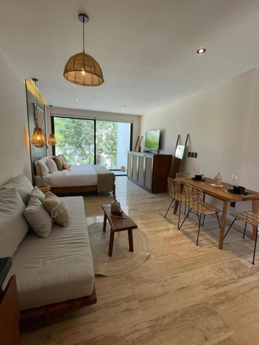 Estudio En Venta Con Terraza Y Alberca En La Veleta Tulum