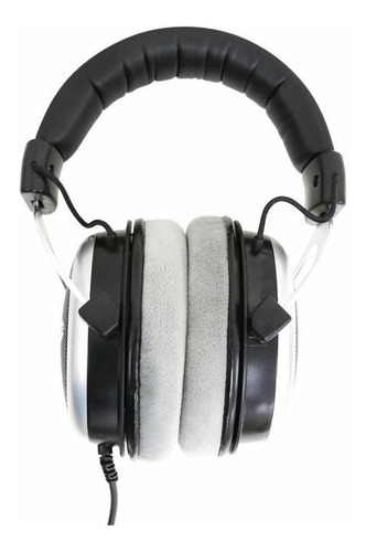 Imagem 2 de 4 de Fone de ouvido over-ear Arcano ARC-SHP80 preto e prateado