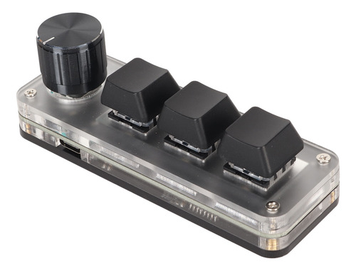 Teclado Usb Mini De 3 Teclas Com Botão Diy Programável Tipo