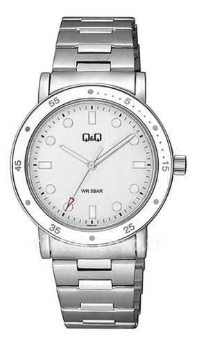 Reloj Q&q Qb85j201y Dama Pulso En Acero Original