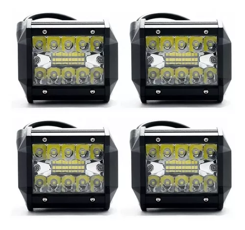 Barra Led Faro 60w 20 Led Spot Flood 4x4 Cuatri Agro El Par