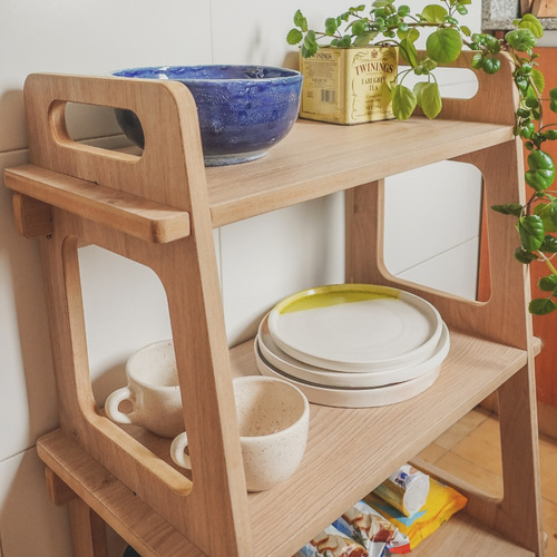 Imagen 4 de 9 de Organizador De Madera 82x60x35 - Estilo Nórdico O Industrial