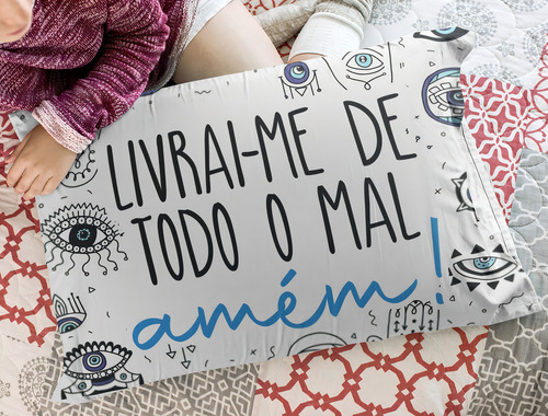 Lençol Cama Solteiro Olho Grego Lei Da Atração Cor Branco