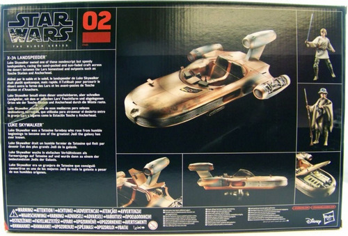 Star Wars 6 Landspeeder C/ Luke Skywalker Black Series