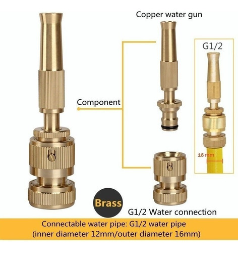 2pzas Alta Pressão De Esguincho Mangueira De Conector Pulver