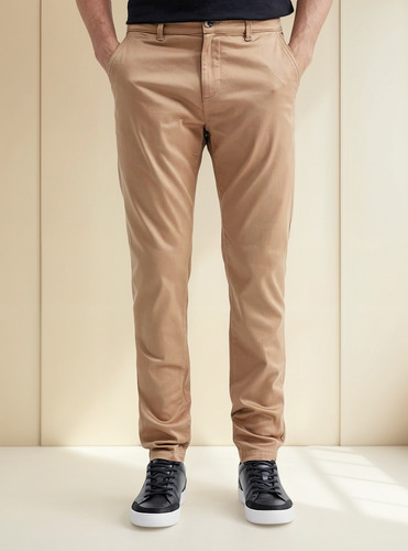 Pantalón Straight Fit Chevignon 639f000 Cafe Biscu