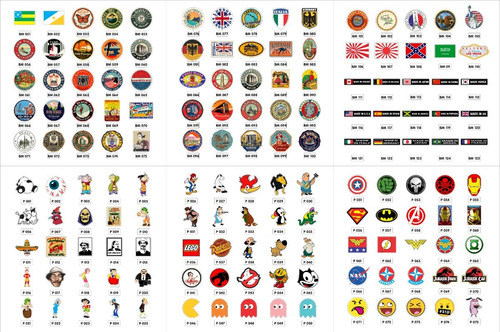 Adesivos Retro Antigos Vintage Automotivos Diversos (25 Un.)