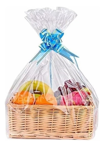 Saco P/ Presente Celofane Transparente 30x45 Cm Kit 50 Unid