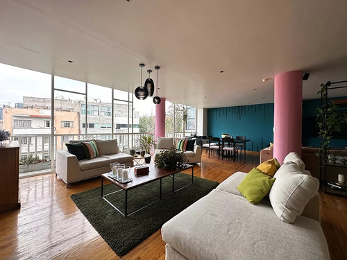 Increíble Departamento En Venta!!! A Unos Pasos Del Castillo De Chapultepec Y Del Metro, A Unas Calles De Torre Mayor De Reforma, Sobre Av Veracruz #11 Colonia Roma Norte, Cuauhtémoc, Cdmx - Lc25-zf