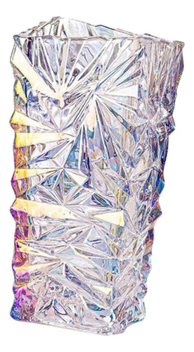 Florero De Cristal, Centro De Mesa, Florero Elegante Para