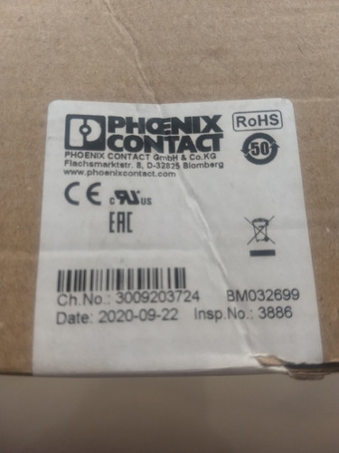 Interfaz Phoenix Contact 24vdc N° 2961312 Doble Contacto
