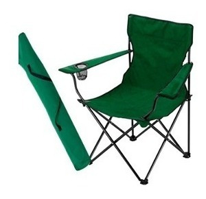 Silla Plegable Porta Vaso Jardín Camping Kushiro Z Norte