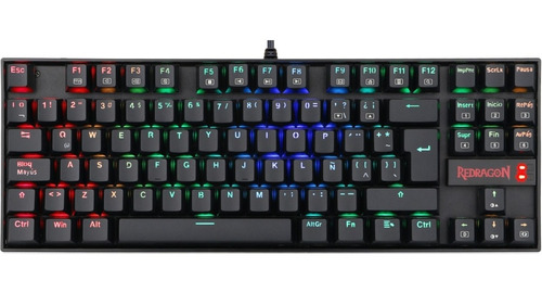 Teclado Mecanico Redragon Kumara K552 Led Rgb Negro Gamer