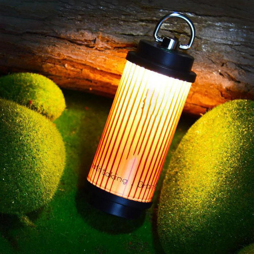 Luz De Acampamento Led Portátil Com Papel Colorido Com Tripé Cor Branco 3.7v