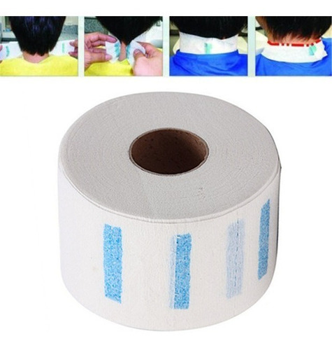 Imagen 2 de 4 de Rollo Papel Cuello Peluqueria Barberia Barbero X 5 Unidades