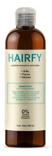 Acondicionador Anticaída Hairfy - Con aceite de Argán, Jojoba, coco, manteca de Karité, Pantenol - 300ml - Unidad