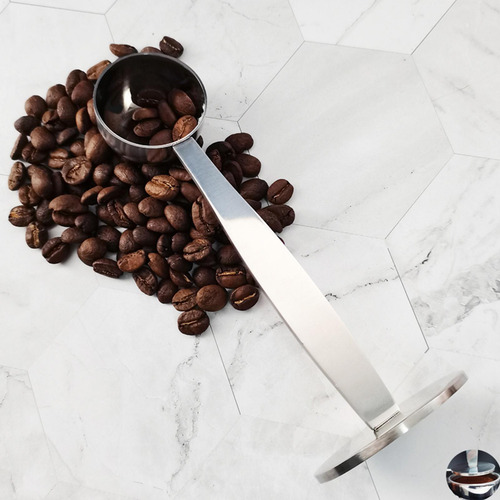 Cuchara De Espresso Con Tamper Cuchara Medidora Multifunción