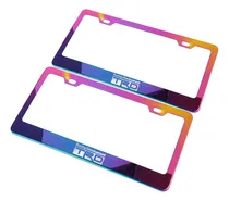 Comprar Marco Portaplaca Metal Inoxidable Trd Tornazol 2pcs