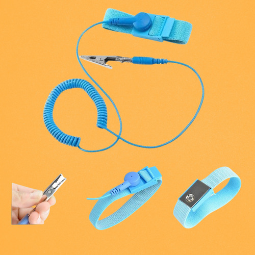 Pulsera Anti Estática Con Cable Ajustable Y Resistente Esd