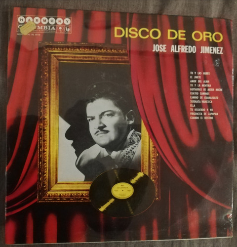Lp Disco De Oro De Don José Alfredo Jiménez Estándar (Usado)