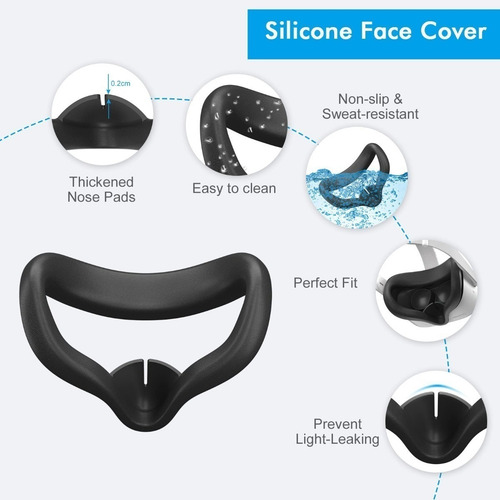 .. Capa Protetora De Acessórios Para Oculus Quest2 Vr Color